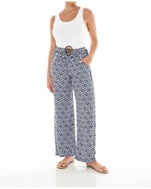 Romy the Brand Art Deco Pants - Blue