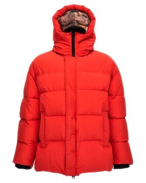 Doublet Animal Trim Down Jacket - Red