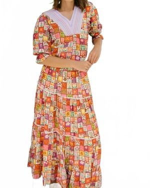 Briton Court Savannah Maxi Skirt - Orange