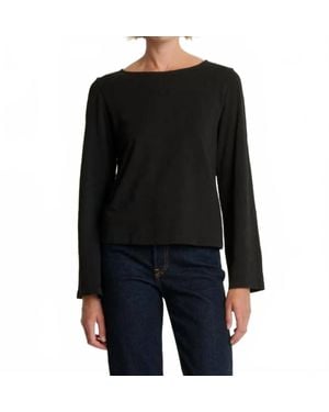 Nation Ltd Tavin Tie Back Top - Black