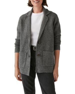 Michael Stars Diana Knit Blazer - Gray