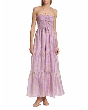 Kivari Elzette Midi Dress - Pink