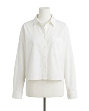 Z Supply Lisette Poplin Top - White