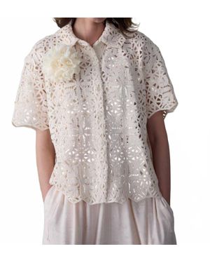Caron Callahan April Button Down Shirt - Multicolor