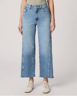 PAIGE Anessa Wide Leg Jeans - Blue