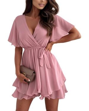 Vincent Mini Dress - Red