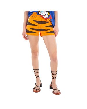 Moschino Ladies Year Of The Tiger Shorts - Orange