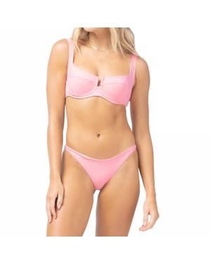 LSPACE Camacho Bikini Bottom - Pink