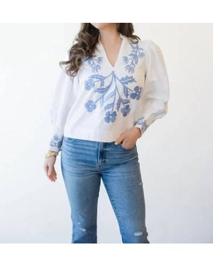 Emily Mccarthy Hampton Top - Blue