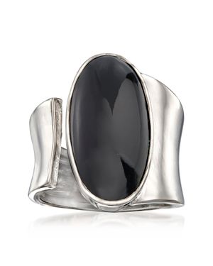 Ross-Simons Onyx Wrap Ring - Gray
