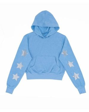 Firehouse Girls Star Trio Pocket Hoodie - Blue
