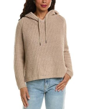 LaBiz Chenille Hoodie Sweater - Natural