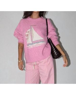 Bailey Rose Come Sail Away Sweater - Pink
