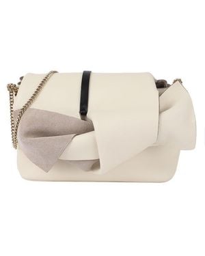 Chloé Small Chain Crossbody Bag - Natural