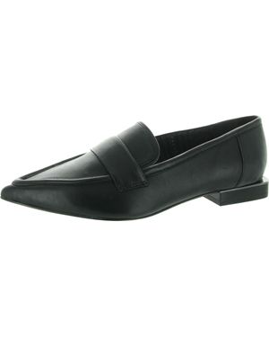 Vince Camuto Calentha Solid Leather Loafers - Black