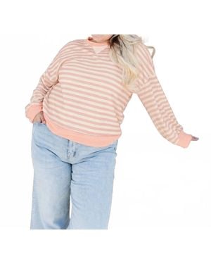 Haptics Sandra Crewneck Top - Pink