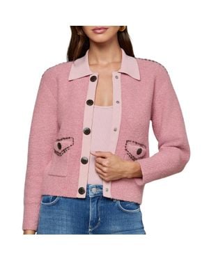 L'Agence Poetry Cardigan - Red