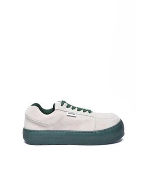 Sunnei Suede Sneaker - White