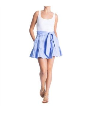 Karina Grimaldi Sam Mini Skirt - Blue