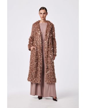 Trina Turk Anna Coat - Brown