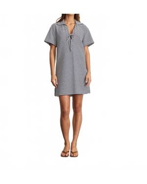Tanya Taylor Joni Stripe Mini Dress - Blue