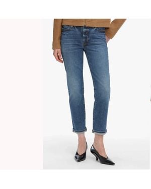 FRAME Ruler Crop Jeans - Blue
