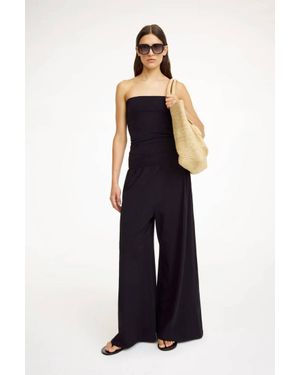 By Malene Birger Marciel Strapless Jumpsuit - Blue