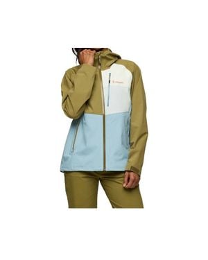 COTOPAXI Impermeo 3L Waterproof Hooded Shell Jacket - Blue