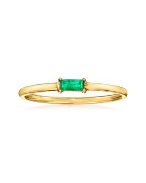 RS Pure By Ross-Simons Emerald Ring - Yellow
