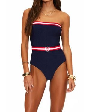 Beach Riot Jessa One Piece Swimsuit - Blue