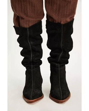 Free People Sway Low Slouch Boots 2.0 - Black