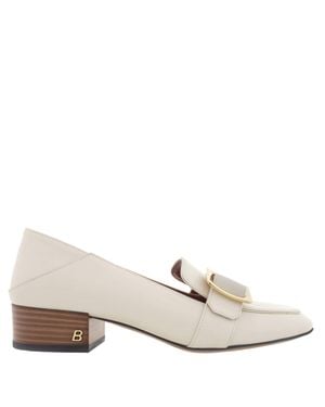Bally Janelle 30 Leather Pumps - Natural