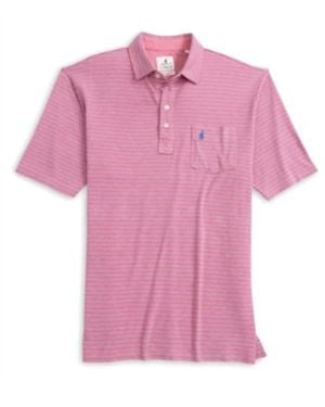 Johnnie-o Ryan Short Sleeve Polo - Pink