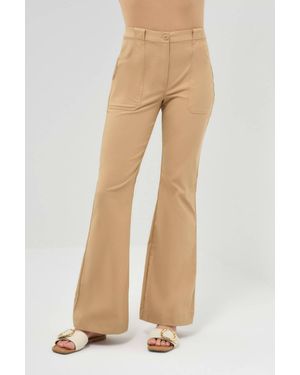 Anatomie Darby Stretch Flare Pants - Natural