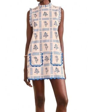 Saylor Wynnafred Printed Shift Dress - White