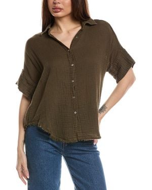 Michael Stars Bailey Button-Down Shirt - Brown