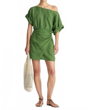 Apiece Apart Sigrun Mini Dress - Green