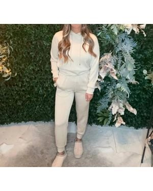 Mono B Plus Size Elevated Sweatpants - Green