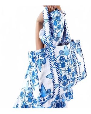 Beyond By Vera Voyager Tote Bag - Blue