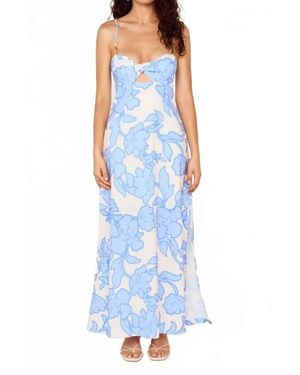 MINKPINK Alessia Midi Dress - Blue
