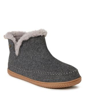 Dearfoams Brixen Energy Return Bootie Slipper - Gray