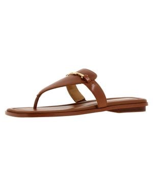 Michael Kors Lena Thong Luggage 40R5Lefs1L-230 - Brown