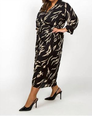 Donna Morgan Liza Crepe Dress - Black