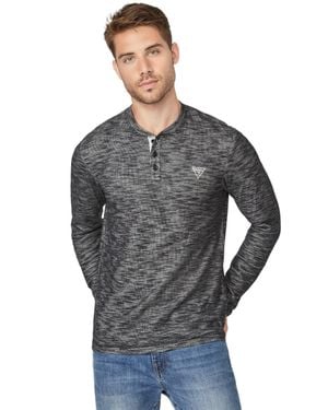 Guess Dunston Henley Tee - Gray