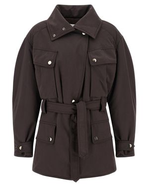 ANDAMANE Xandra Jacket Puffer Jackets Brown - Black