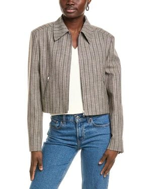 BOSS Jalerena Wool-Blend Jacket - Gray