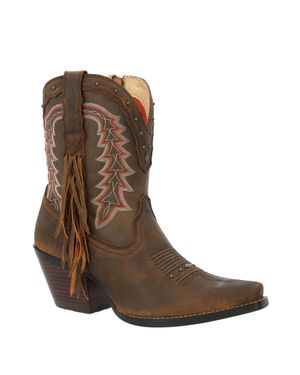 Durango Crush 8" Bootie Western Boot - Brown