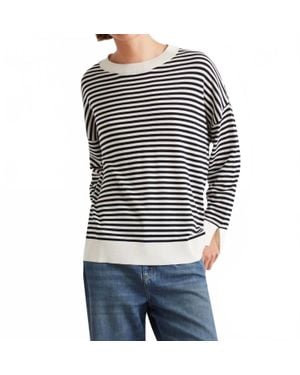 Marella Giara Oversized Crew-Neck Sweater - Gray
