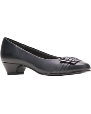 Soft Style Pleats Be With You Flat Shoes - Gray