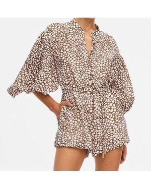 Kivari Solara Playsuit - Brown
